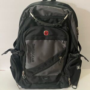 SwissGear Black and Gray Durable Laptop Backpack